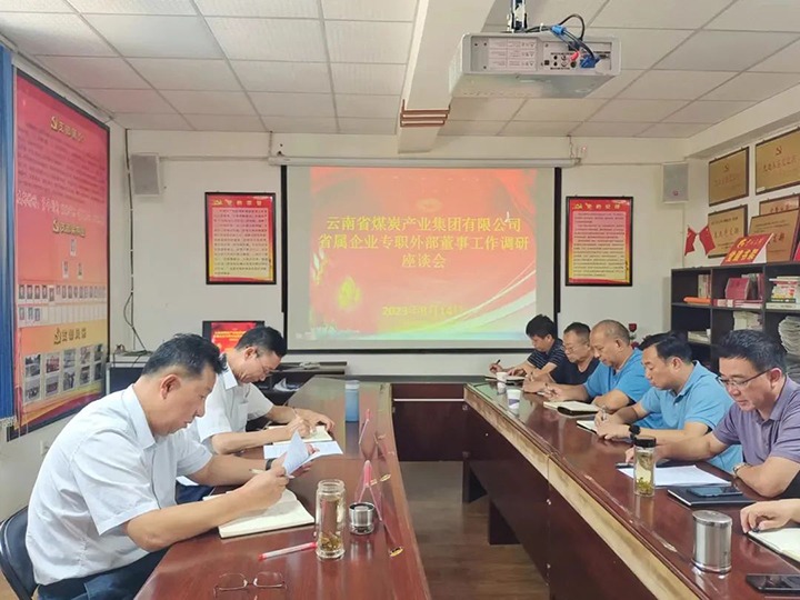 【主题教育】云煤（太阳集团城网站2018）集团专职外部董事寸延峰到源能矿山建设公司调研