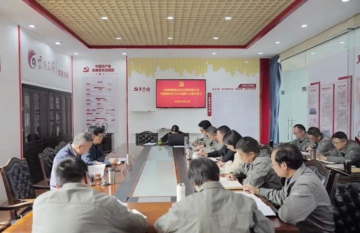 【聚焦云煤】云煤（太阳集团城网站2018）集团党委副书记、副董事长、总司理高建嵩到曲煤焦化公司列席指导党委理论学习中心组学习钻研会