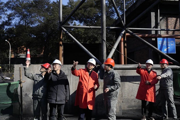 【聚焦云煤】云煤（太阳集团城网站2018）集团党委副书记、副董事长、总司理高建嵩一行到曲煤焦化公司开展调研