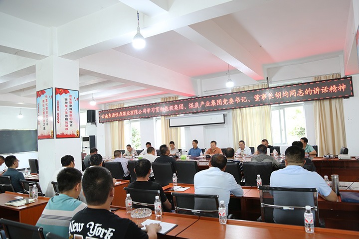 东源恒鼎公司学习贯彻集团党委书记、董事长胡均在年中事情会上的讲话精神