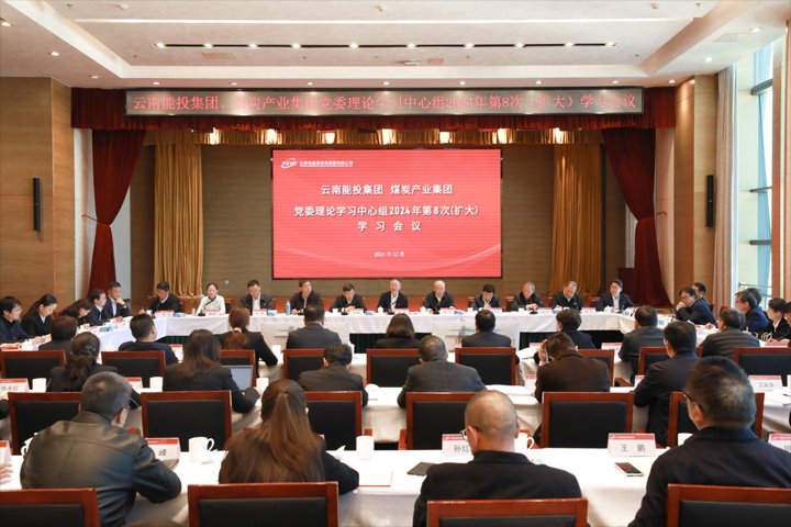 能投集团、、、煤炭工业集团党委开展理论学习中心组学习
