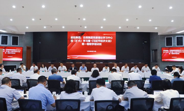 能投集团、、、云煤集团举行党委理论学习中心组学习暨《习近平经济文选》第一卷联学培训班